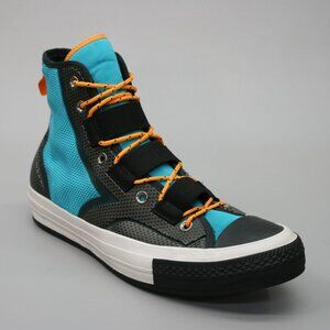 Converse Athletic Shoes - Blue, Black, Orange